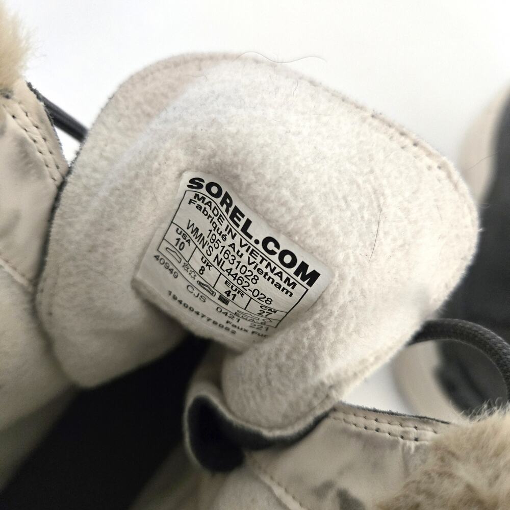 Sorel Explorer Next Joan Classic Waterproof Winter Boots Grey US 10 - Picture 12 of 12